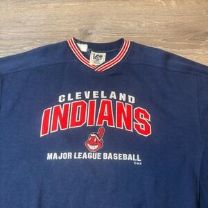 Vintage Lee Sport Cleveland Indians Major League Baseball Sweatshirt XXL